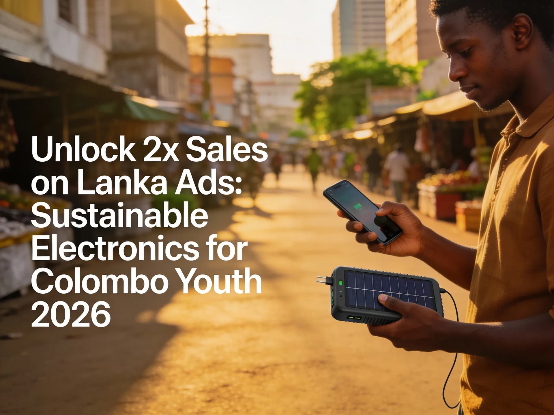 Unlock 2x Sales on Lanka Ads: Sustainable Electronics for Colombo Youth 2026