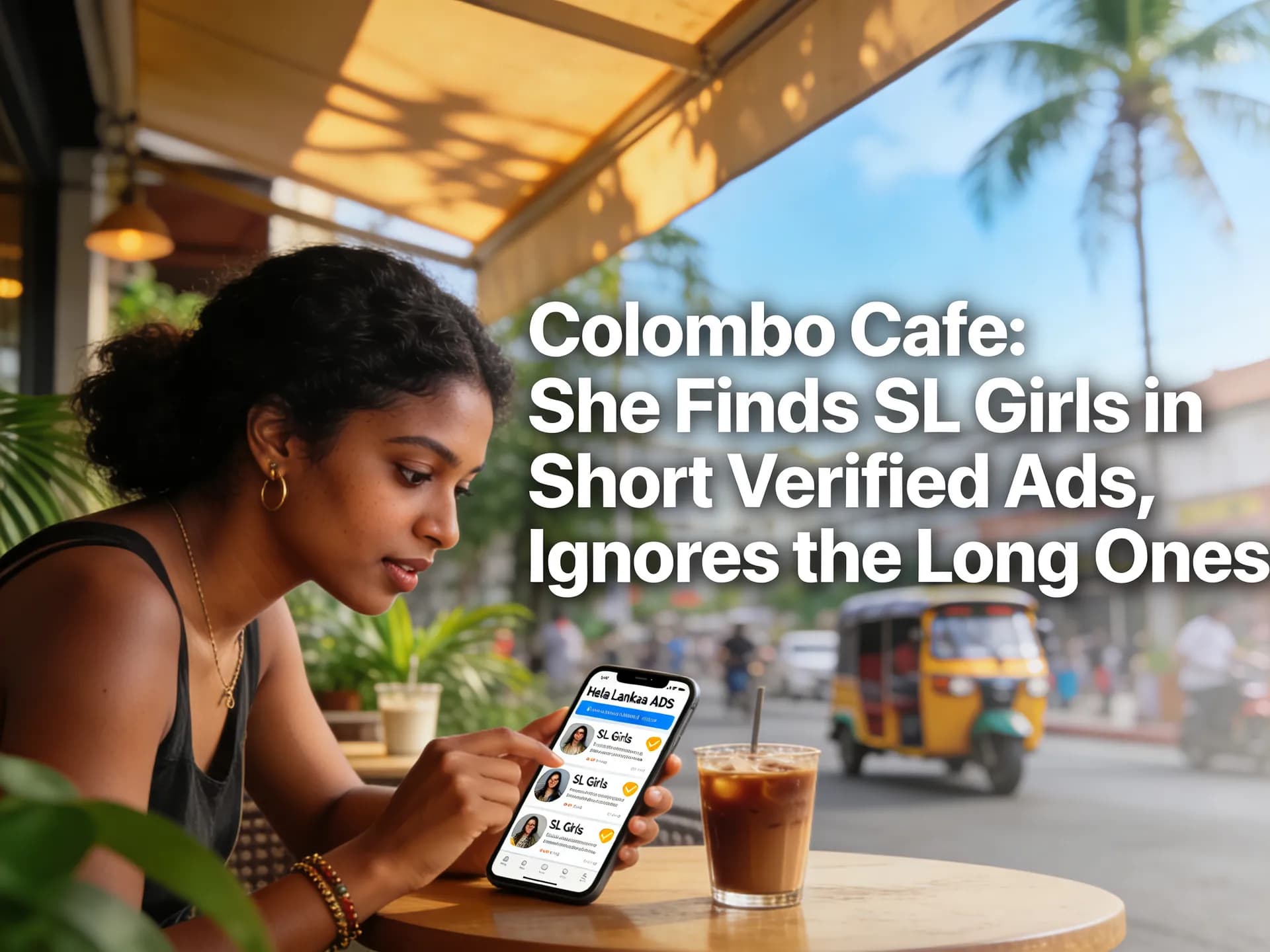 Colombo Cafe: Priya Skims the Short Verified Ads First